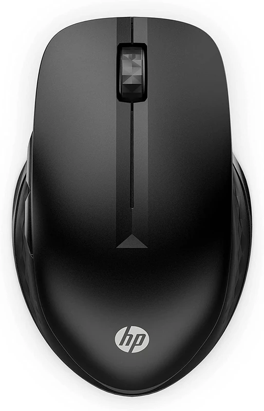 HP 430 Multi-Device Wireless Mouse, 2.4GHz Wireless USB-A Nano Receiver, Bluetooth, Fast Scrolling, Up to 4000 DPI, 4 Programmable Buttons, Up to 24 Months Battery Life, Windows or MacOS - JET Black