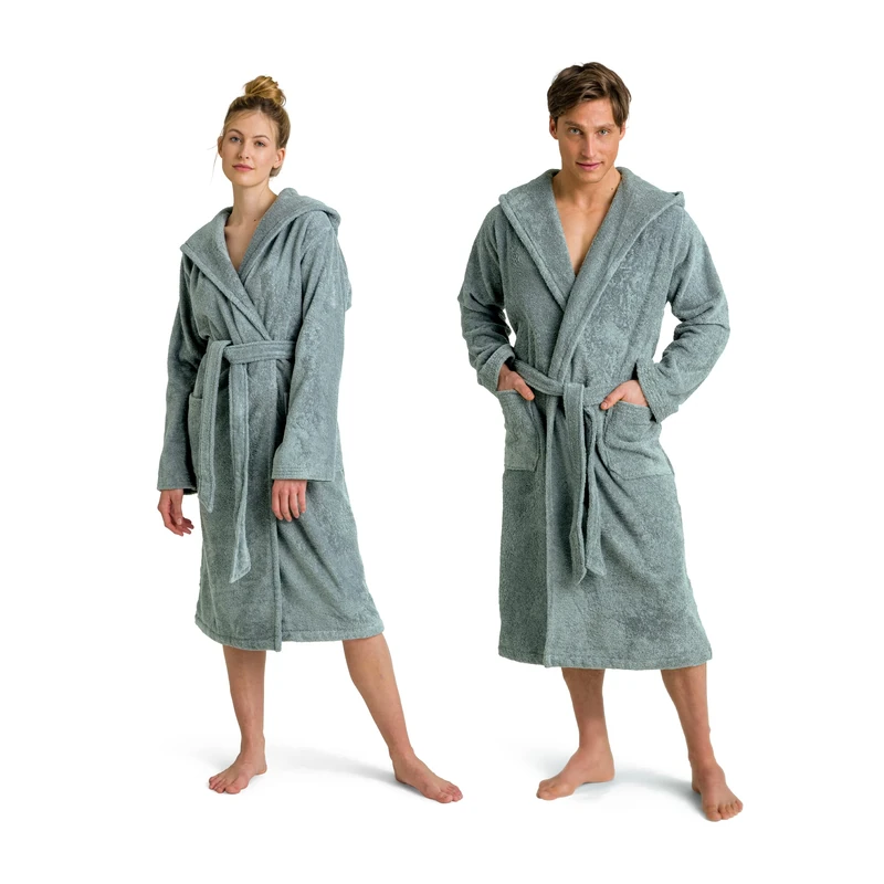 MÖVE Superwuschel Hooded Coat in Size S 100% Cotton Tea - Image 1