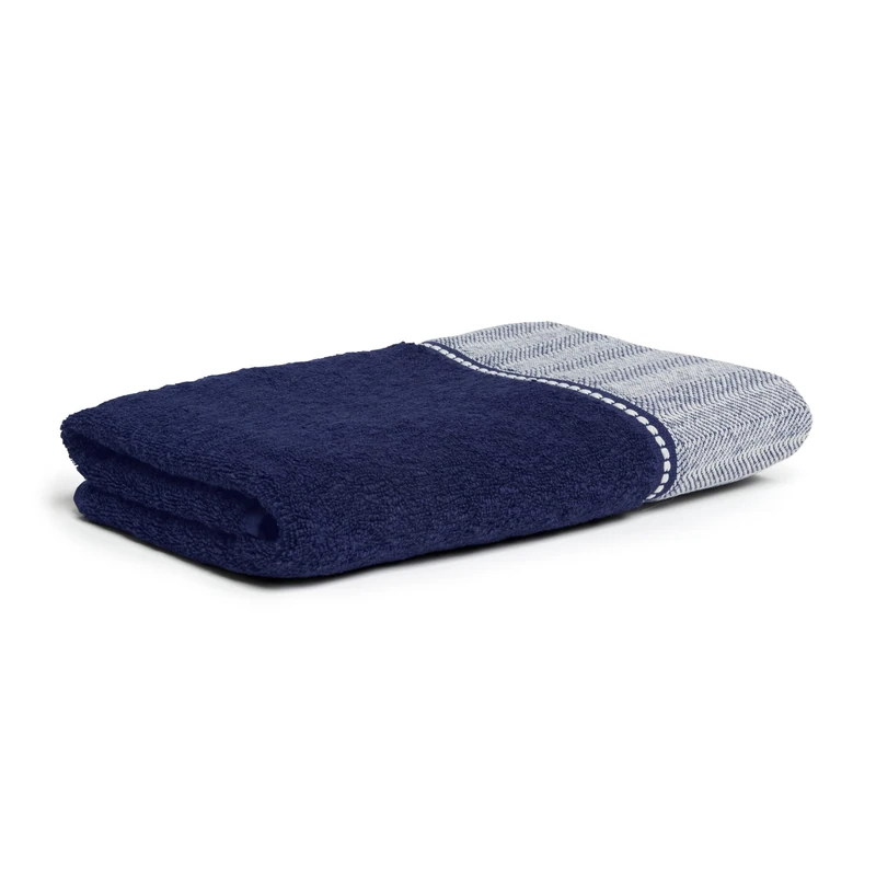 Möve Brooklyn Uni Deep Sea 596 Bath Towel 80 x 150 cm