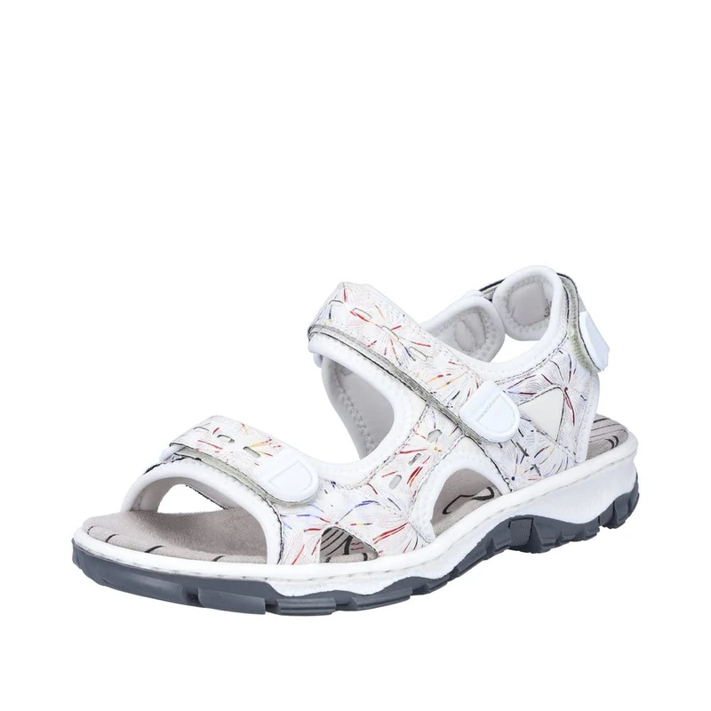 Rieker 68872, Trekking Sandals, Weiß, - Image 1