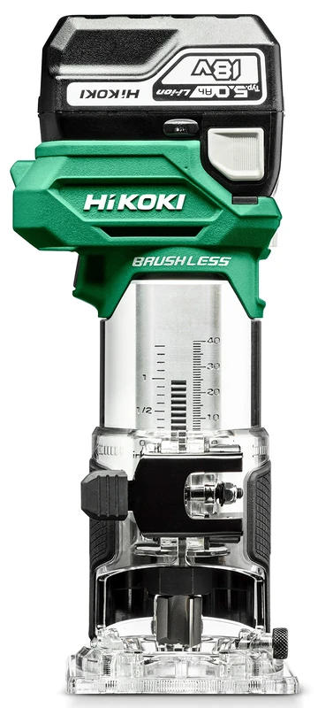 HIKOKI Akku Kantenfräse, M1808DA, (im HSC III) (5,0Ah) 18V