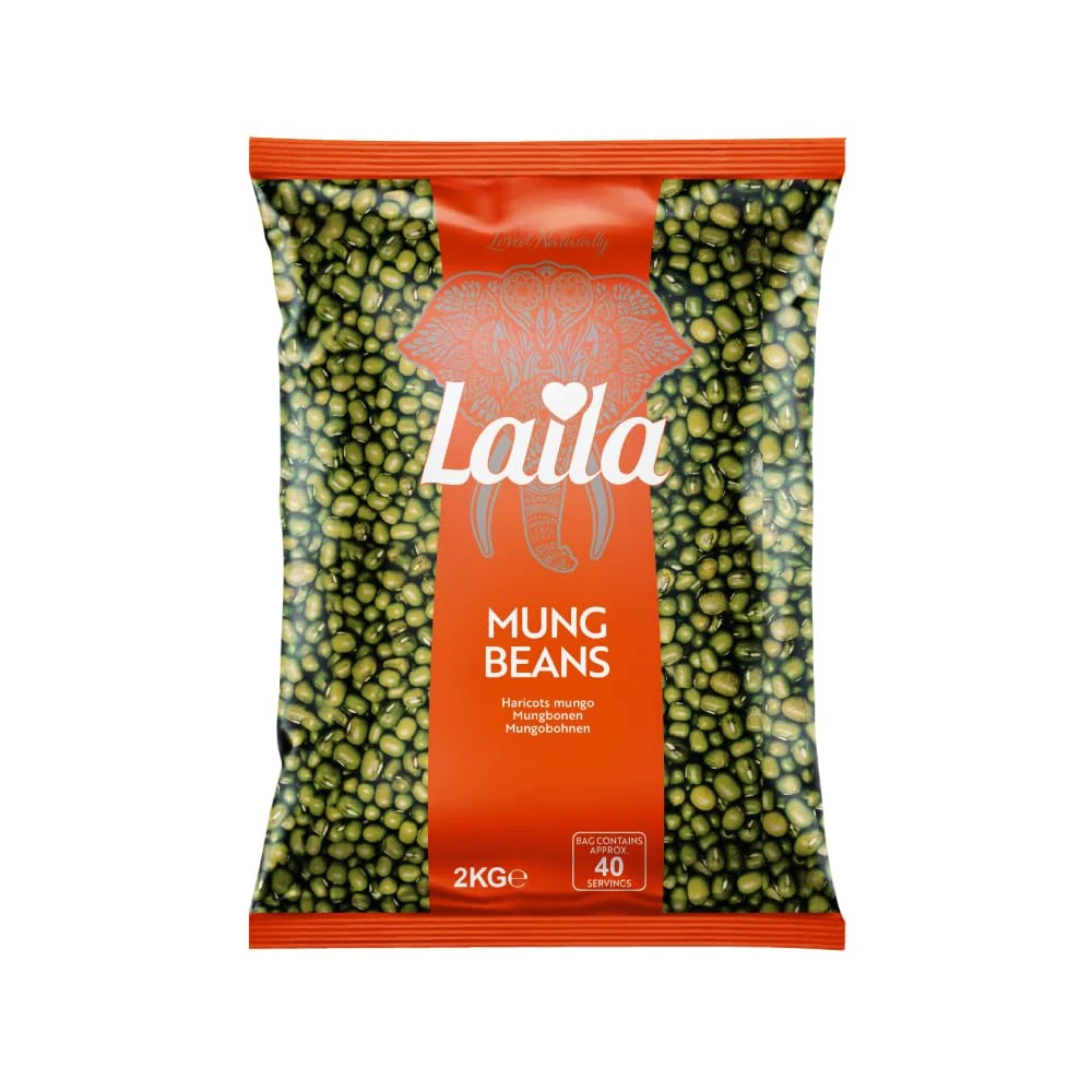 Laila Moong Beans 2 kg (Pack of 1)