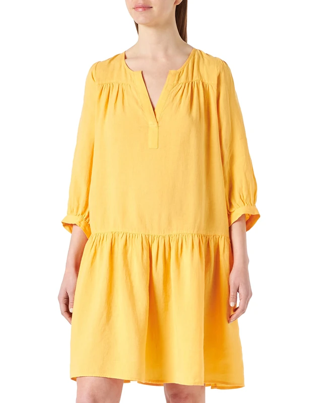 Part Two Women's ChaniasPW DR Dress Relaxed fit Dress, Amber Yellow, 40