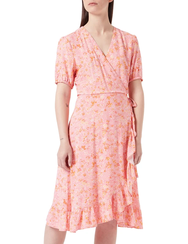 Part Two Women's ClairePW DR Dress Feminine Silhouette, Peony Painted Summer Flower, 38