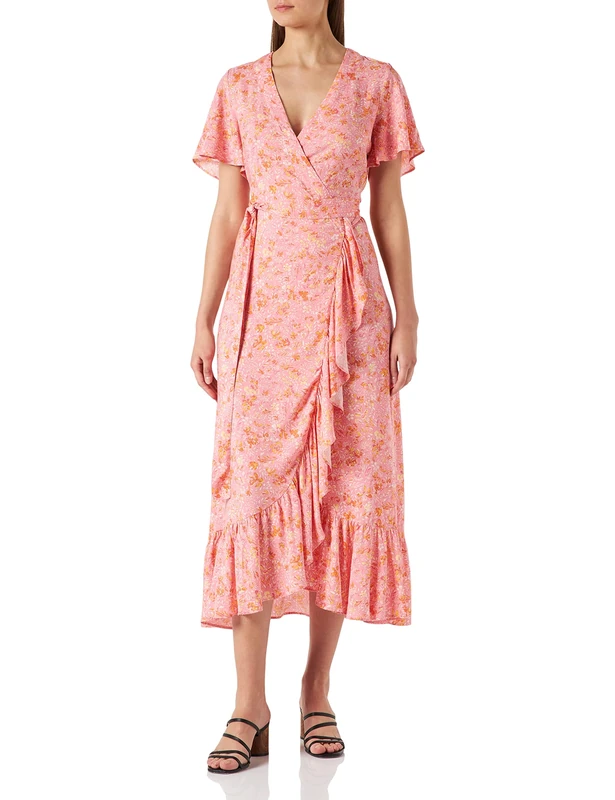 Part Two Women's ClarinaPW DR Dress Feminine Silhouette, Peony Painted Summer Flower, 36