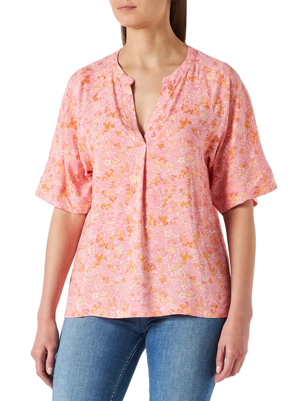 Part Two Women's PetinaPW BL Blouse Relaxed fit Blouse, Peony Painted Summer Flower, 42 - Image 1