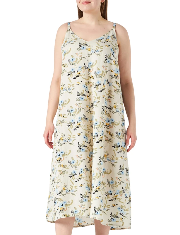 Part Two Women's PhillucaPW DR Dress Relaxed fit Dress, Blue Leaf Bouquet Print, 38