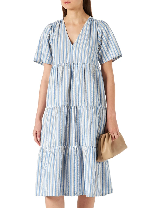 Part Two Women's PamPW DR Dress Relaxed fit, Riviera Stripe, 36