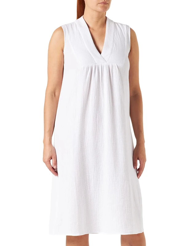 Part Two Women's PejaPW DR Dress Relaxed fit, Bright White, 44