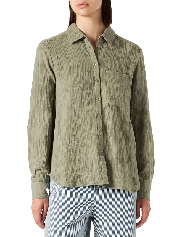 Part Two Women's JingaPW SH Shirt Relaxed fit Shirt, Vetiver, 38