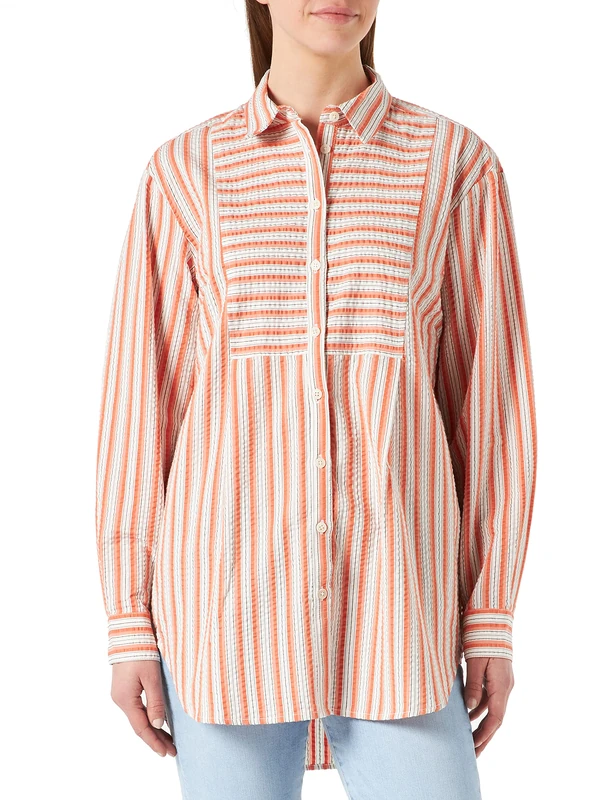 Part Two Women's PiliPW SH Shirt Relaxed fit Shirt, Arabesque Stripe, 34