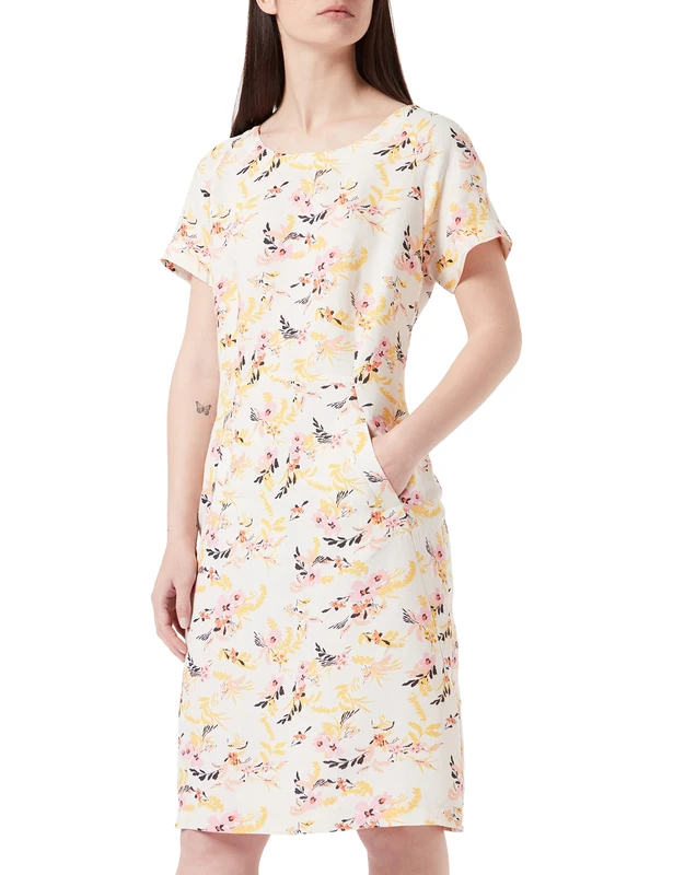 Part Two Women's IndreasPW DR Dress Feminine Silhouette, Peony Leaf Bouquet Print, 42