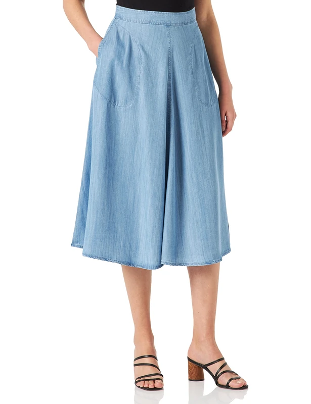 Part Two Women's PernillePW SK Skirt A-Line Skirt, Black, 42