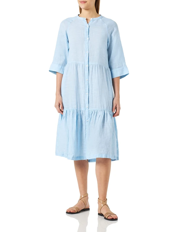 Part Two Women's PelinPW DR Dress Relaxed fit, Dusk Blue Chambrey, 32