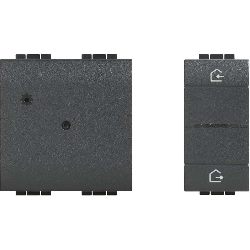 Bticino L4510C Gateway Lights, Roller Shutters, Connected Sockets with App Control or Voice + Scene Control Built-in Wireless Enter or Exit Built-In Included, Smart Home, LivingLight, Black, Normal