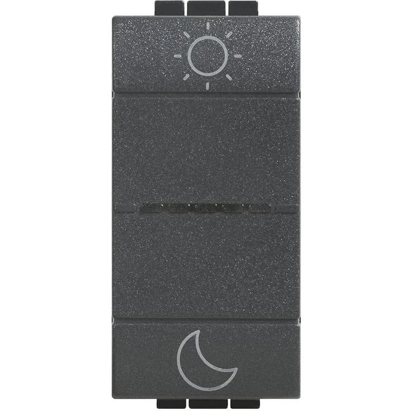 Bticino LN4574CWI Livinglight Wireless Night and Day Command for Creating Customizable Scenarios of Lights and Shutters, 1 Seater