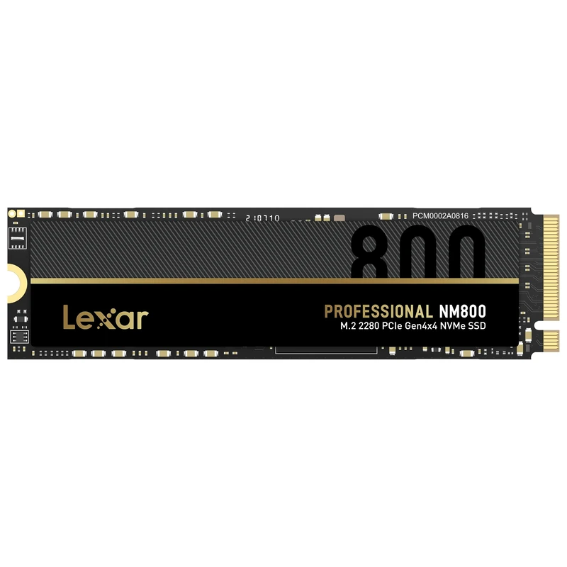 Lexar NM800 1TB PCIe Gen4x4 SSD - Up to 7400MB/s Read