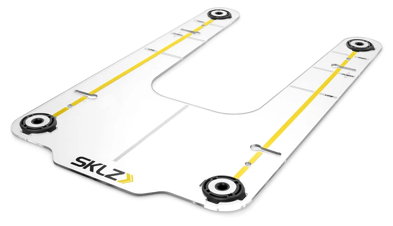 SKLZ Golf Swing Guide Trainer, Improve Accuracy and Distance, Durable Base, Removable Guides, Instant Feedback, Alignment Markers - Ideal for All Skill Levels, Perfect for Practice Sessions