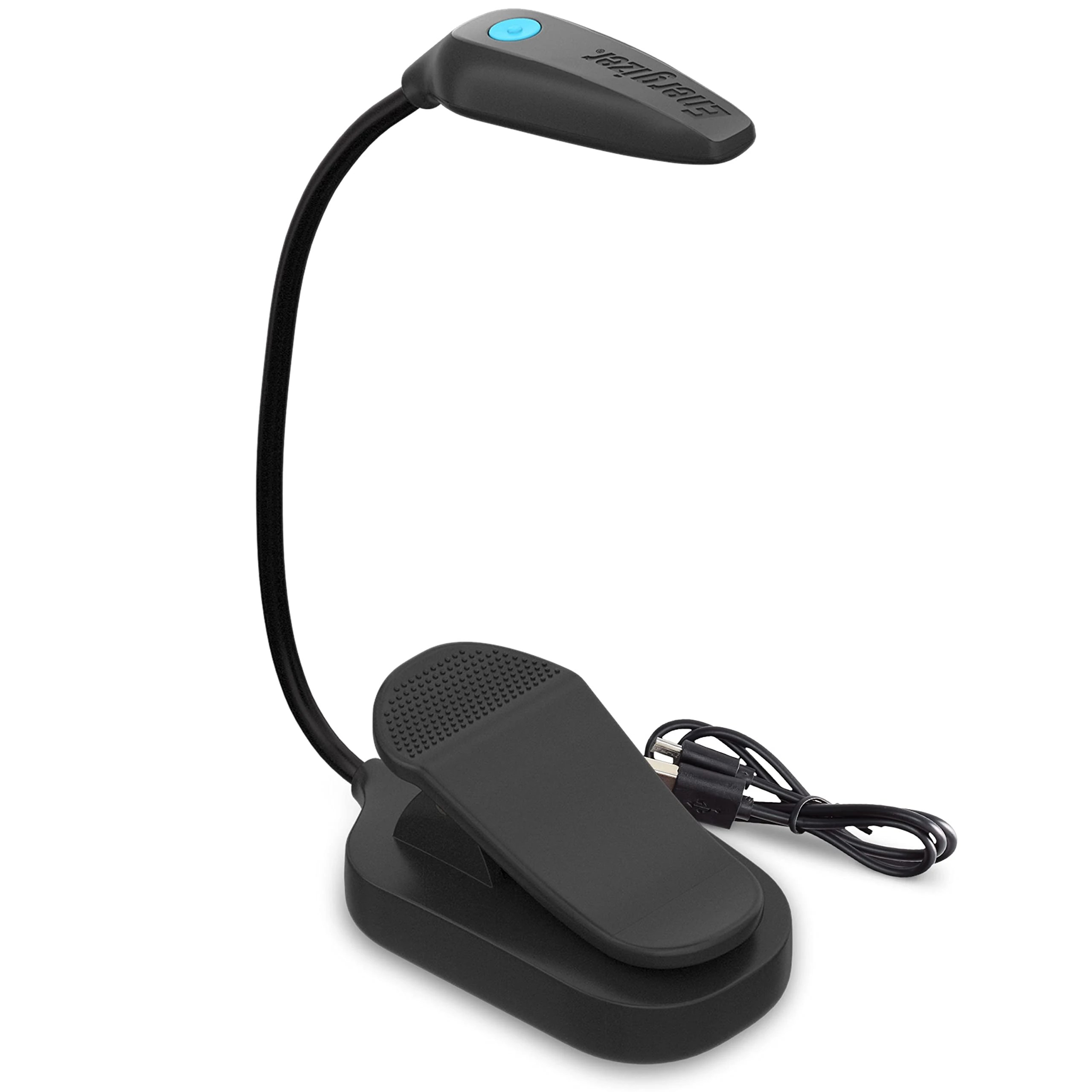 Energizer Rechargeable LED Book Light Flex, 3 Modes, Warm Light Clip On Reading Light with Flexible Neck for Reading in Bed (USB Included)