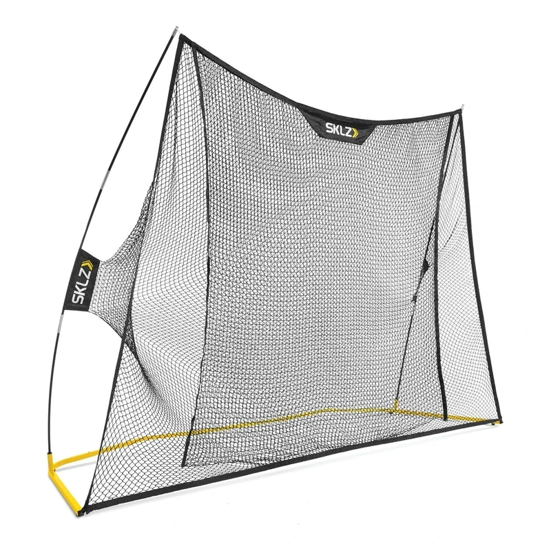 SKLZ Home Driving Range Net, Smooth Ball Return for Perfect Practice, Durable 3.05m x 2.13m Frame, Ideal for All Clubs, Storage Bag Included - Black, Perfect for Home Use and Skill Improvement