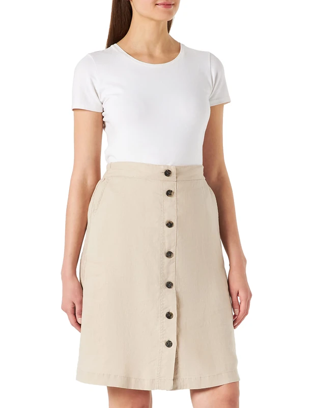 Part Two Women's PeninaPW SK Skirt A-Line Skirt, Light Blue Denim, 42