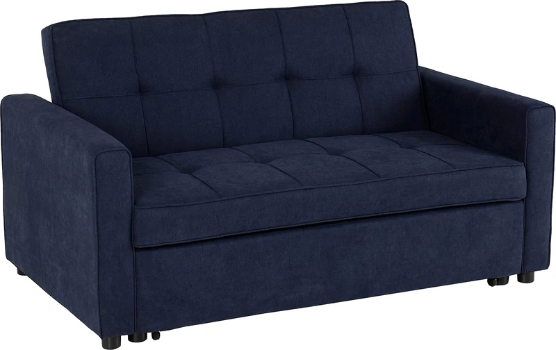 Seconique Astoria Sofa Bed in Navy Blue Fabric