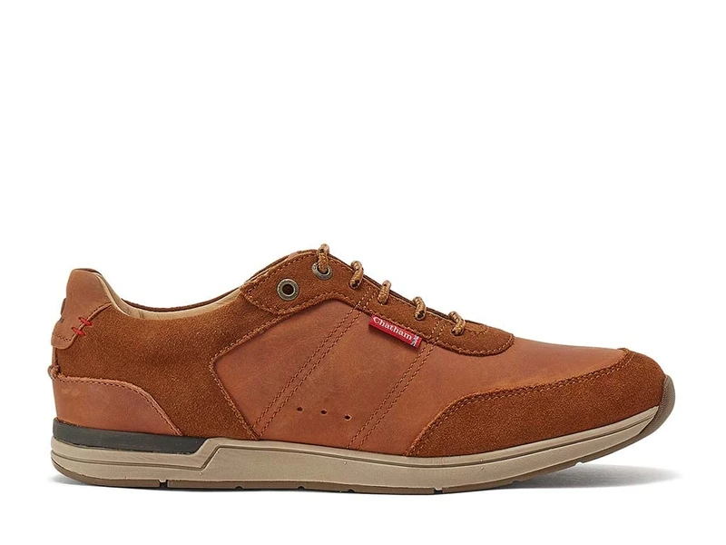 Chatham Men's Padar Casual Lace-Up Shoes, Sand, 8 UK