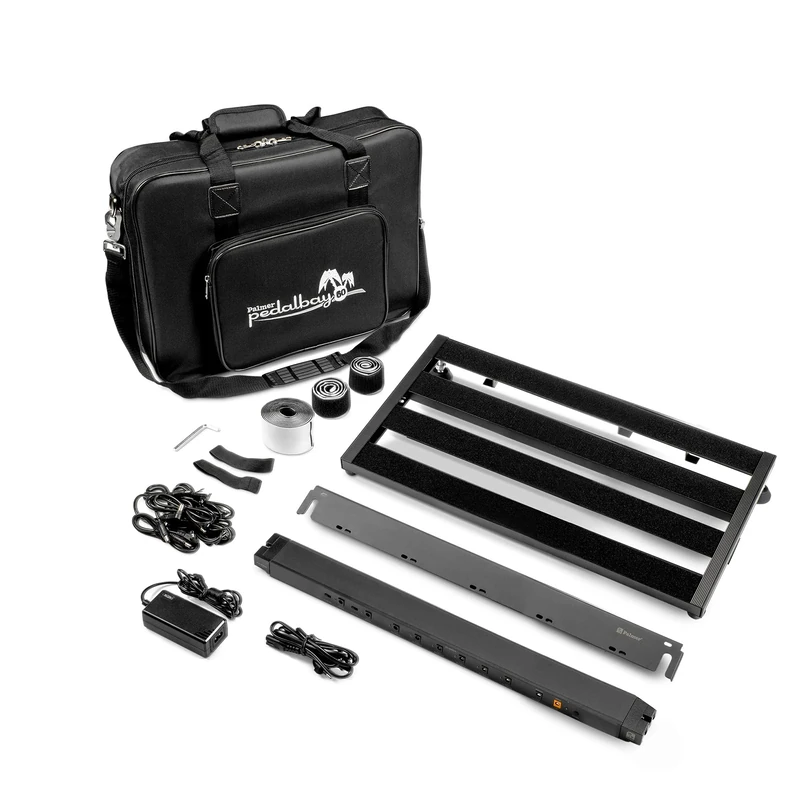 Palmer Pedalbay 60 PB Set - Pedalboard 60 cm including Palmer WT PB 60 Power Supply with 8 Outputs