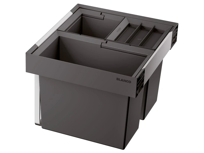 BLANCO Black Plastic Waste System 46.5 x 21 x 28.5