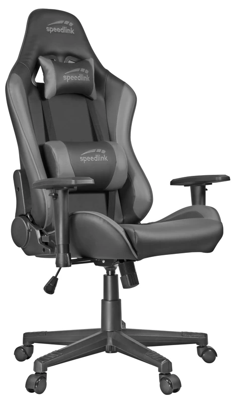 Speedlink Xandor Gaming Chair - Seamlessly Height Adjustable - Desk Chair With Rocking & Reclining Functions - High Backrest, Black-Grey