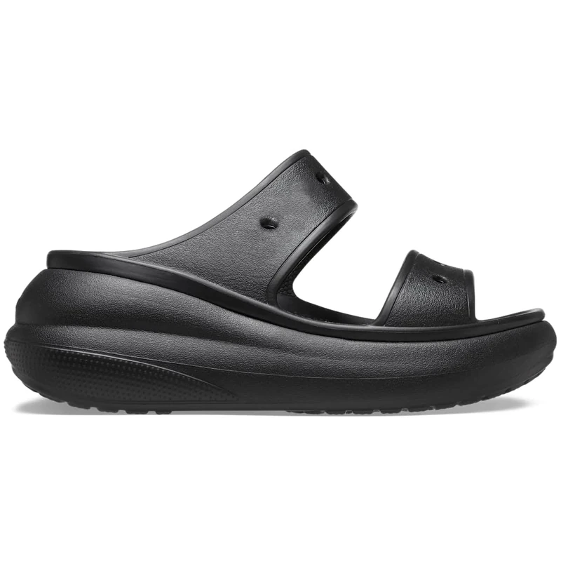 Crocs Unisex Adult Sandal, Crush Sandal, Black, 6 UK Men, 7 UK Women - Image 1