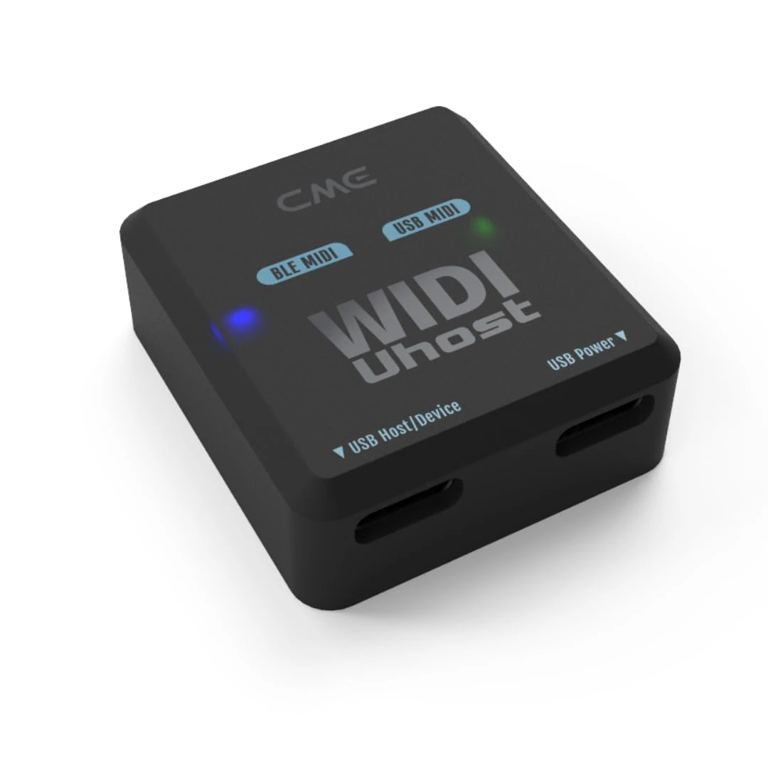 CME WIDI Uhost - Bluetooth USB MIDI Interface + USB Host for Class Compliant MIDI Instruments, Controllers, Keyboards - Windows, Mac, iOS & Android, Linux, ChromeOS