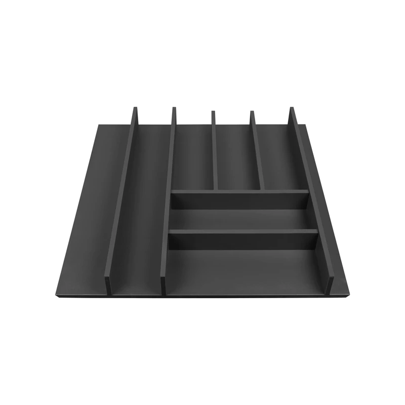 Elletipi Wood line PLA O50060 Cutlery Tray for Drawer in MDF Melamine Grey Orion modulo60.