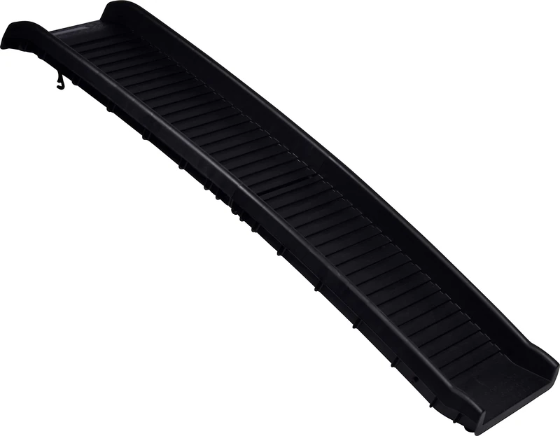 dobar Foldable Car Boot Ramp for Dogs 151 x 40 x 9 cm, Black, Groß