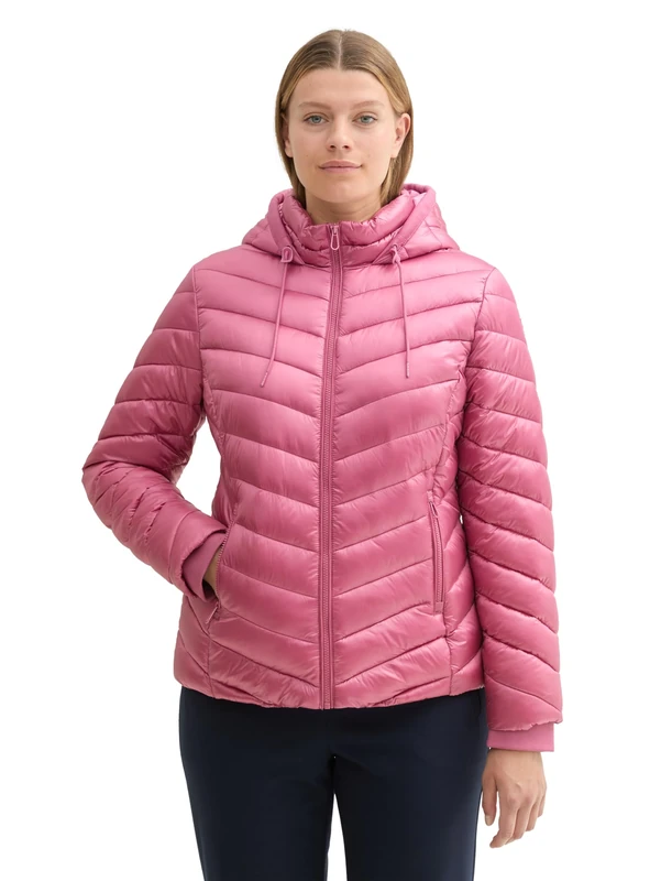 TOM TAILOR Women's Jacket, 16348 - Pink Velvet, 18
