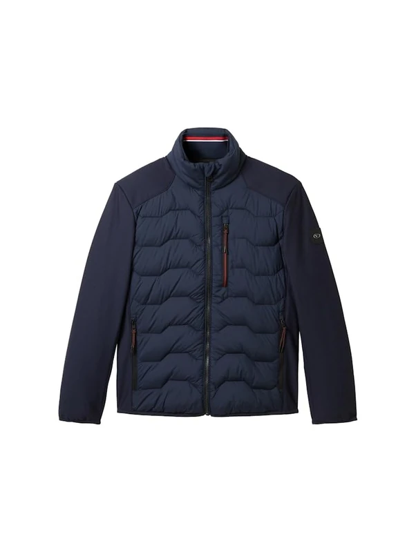 TOM TAILOR Men's 1042487 Jacket, 10668-Sky Captain Blue, XXXXL