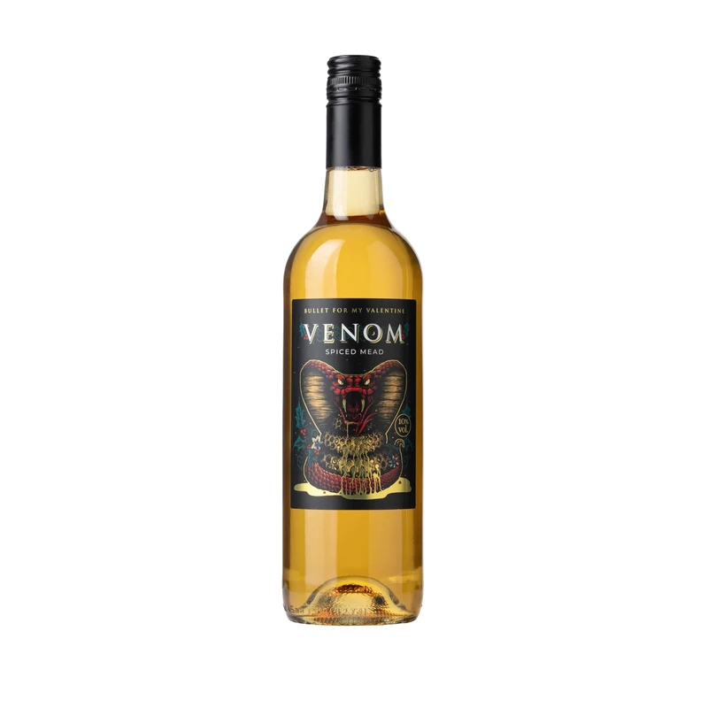 The Lyme Bay Winery Bullet For My Valentine Special Edition 'Venom' Spiced Mead, 75cl