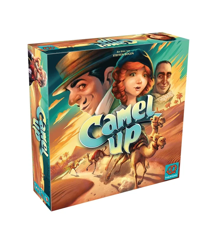 Pretzel Games Asmodee Camel Up, Basic Game, Family Game, Strategy Game, German,Multicoloured, Colourful,PRGD0003