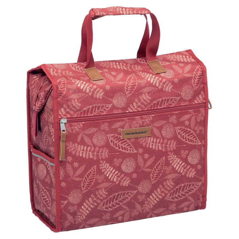 New Looxs Lilly Single Pannier/Shopping Bag, Forest Red, 18L