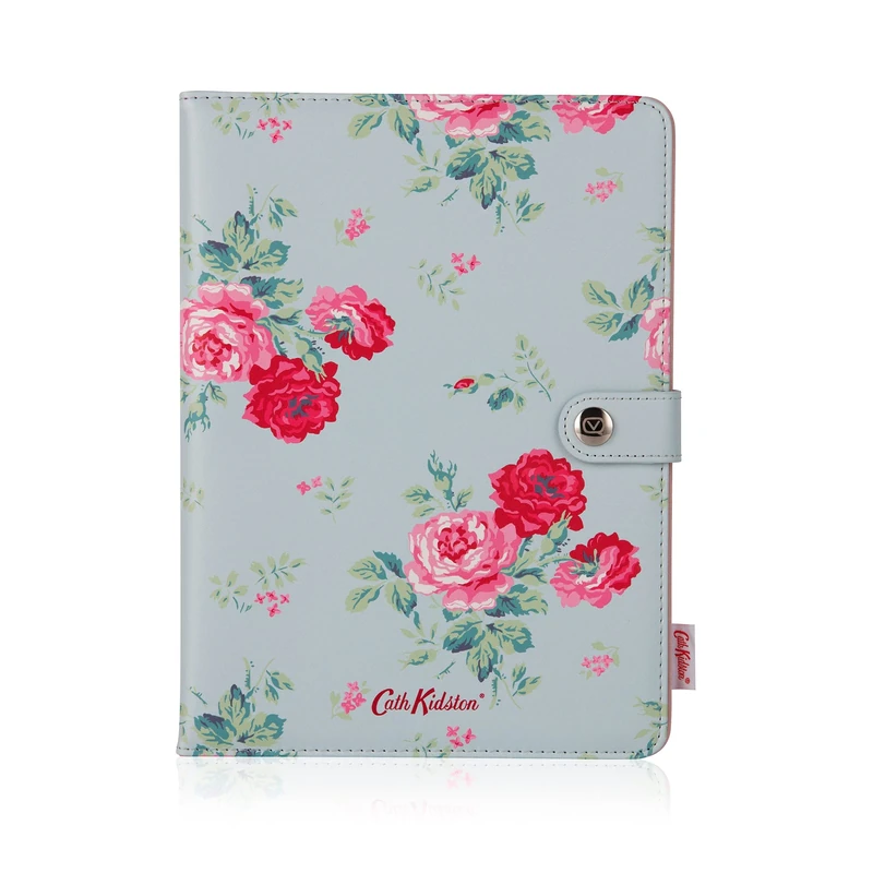 VQ Universal Tablet Case Cover for 9 & 10 Inch Tablets, Stand Folio Tablet Cover with 3 Adjustable Angles with Designer Cath Kidston Antique Rose Print
