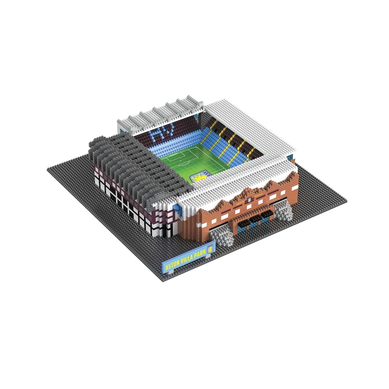 FOCO Officially Licensed Aston Villa FC Original Villa Park BRXLZ Stadium 3D Bricks Construction Toy Model