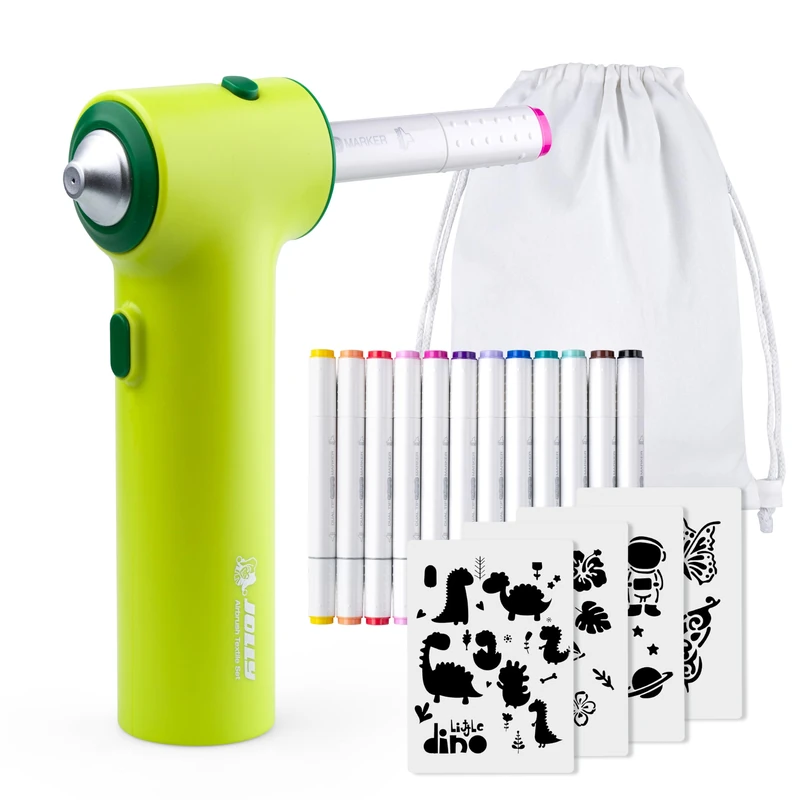 JOLLY 4446-0015 Textilairbrush, Grün green