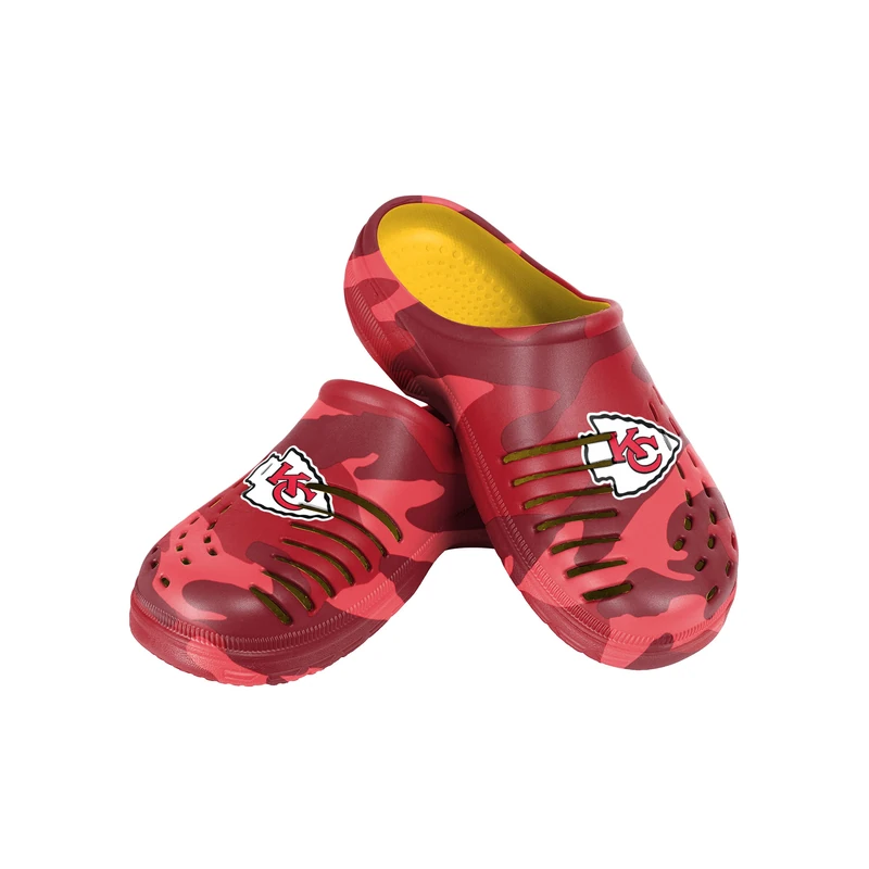 FOCO Men's NFL Team Logo Garden Water Sandals Shoes Slipper Clogs, Tonal Camo, 9-10 - Image 1