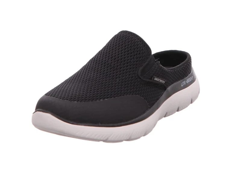 Skechers Men's Summits Vindicator Trainers, Black Textile/Trim, 9.5 UK - Image 1
