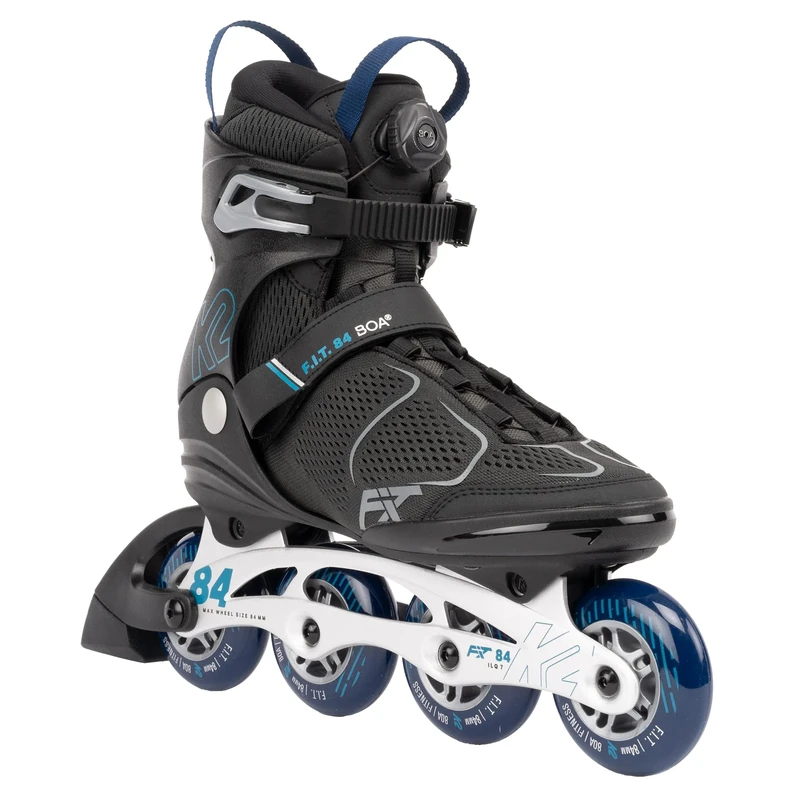 K2 F.I.T. 84 BOA Inline Skate 2023 grey/blue, 44
