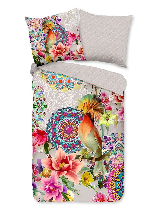 Single Duvet Cover 155 x 220 cm Cotton Satin No. 30125 Multi-Coloured - Image 1