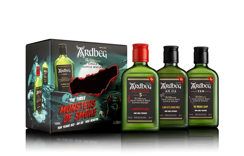 Ardbeg Monsters of Smoke Gift Tasting Set, 3x20cl