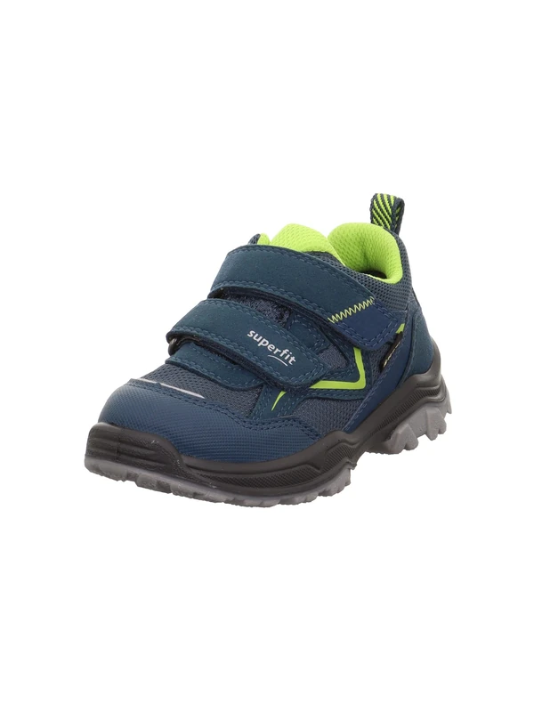 Superfit Boys Jupiter Gore-Tex Sneaker, Blau/HELLGRÜN 8000