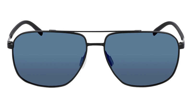 Columbia Men's Sunglasses C115SP MIST TRAIL - Matte Black/Blue Mirror Lens with Dark Blue Mirror Lens