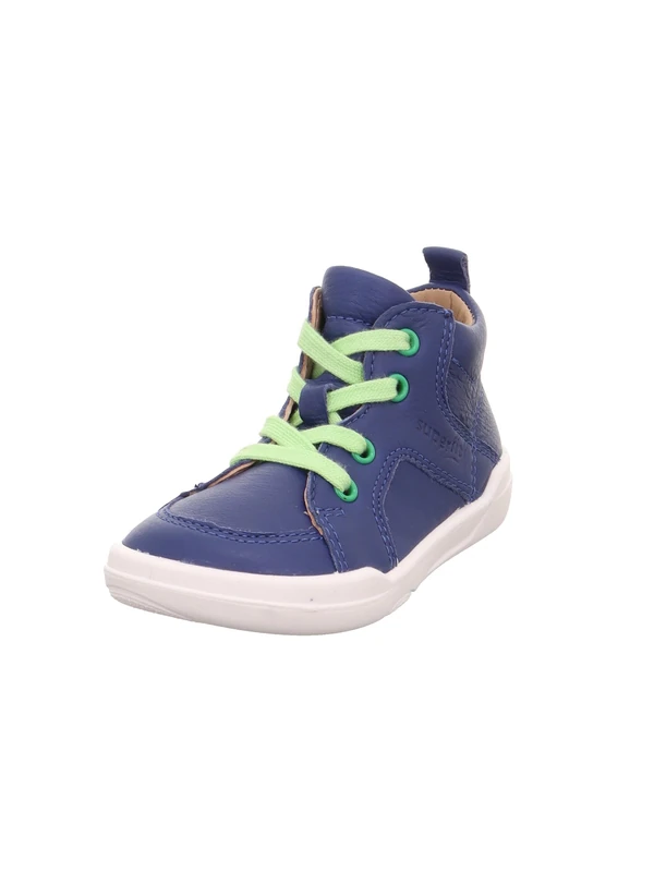 Superfit Boys Superfree First Walker Shoe, Blue Light Green 8020, 3.5 UK Child Wide